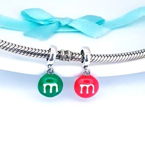 M & M's Candy Charms S925 Stetling Silver Pandora compatible